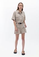 Yüksek Bel Kemerli Şort ( TENCEL™ )