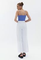 Culotte Pantolon ve Crop Bluz Kombini