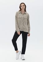 Bayan Bej Cepli Gömlek ( TENCEL™ )