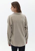 Bayan Bej Cepli Gömlek ( TENCEL™ )