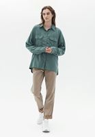 Bayan Yeşil Cepli Gömlek ( TENCEL™ )