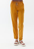 Bayan Sarı Beli Lastikli Carrot-Fit Pantolon ( TENCEL™ )