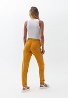 Bayan Sarı Beli Lastikli Carrot-Fit Pantolon ( TENCEL™ )