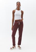 Bayan Mor Beli Lastikli Carrot-Fit Pantolon ( TENCEL™ )