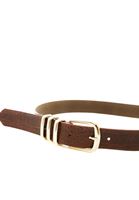 Bayan Kahverengi Tokalı Kemer