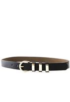 Bayan Siyah Toka Detaylı Kemer