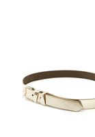 Bayan Altın Toka Detaylı Kemer