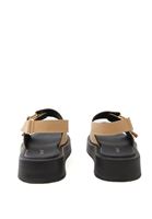 Bayan Bej Toka Detaylı Sandalet