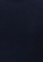 Bayan Lacivert Polo Yaka Triko Kazak