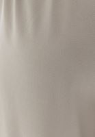 Bayan Bej Yüksek Bel Wide-Leg Pantolon