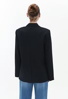 Bayan Siyah Oversize Blazer Ceket
