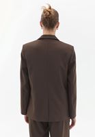 Bayan Kahverengi Oversize Blazer Ceket