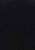 Bayan Siyah Cut-Out Detaylı Kazak