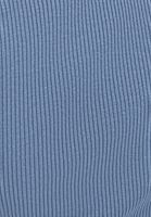 Bayan Mavi Cut-Out Detaylı Kazak