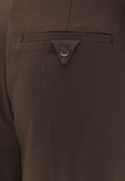 Bayan Kahverengi Orta Bel Wide-Leg Pantolon