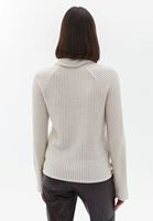 Bayan Bej Yaka Detaylı Kazak