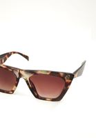 Bayan Çok Renkli Kalın Çerçeveli Güneş Gözlüğü