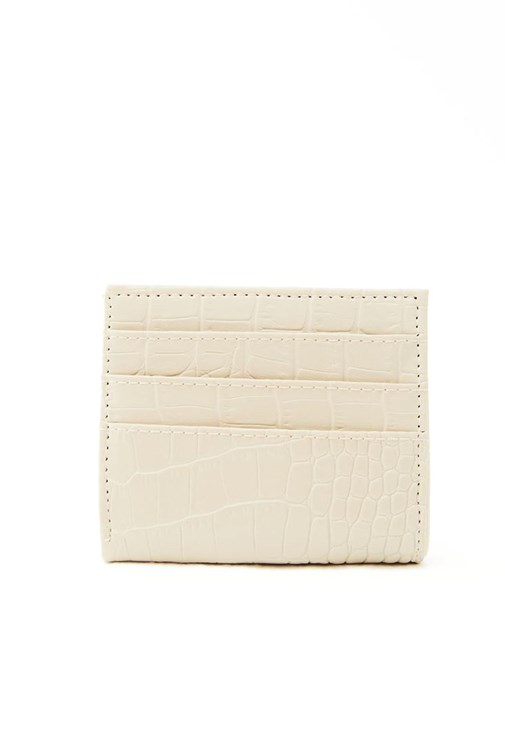 Bej Crocodile Dokulu Kartlık