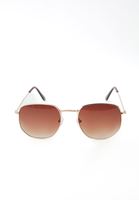 Bayan Kahverengi İnce Çerçeveli Güneş Gözlüğü