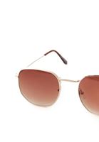 Bayan Kahverengi İnce Çerçeveli Güneş Gözlüğü