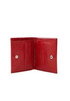 Bayan Kırmızı Dokulu Cüzdan