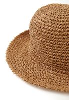 Bayan Kahverengi Hasır Şapka