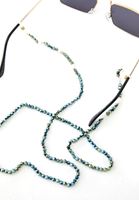 Bayan Yeşil Boncuklu Gözlük Zinciri