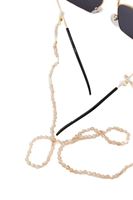 Bayan Pembe Boncuklu Gözlük Zinciri