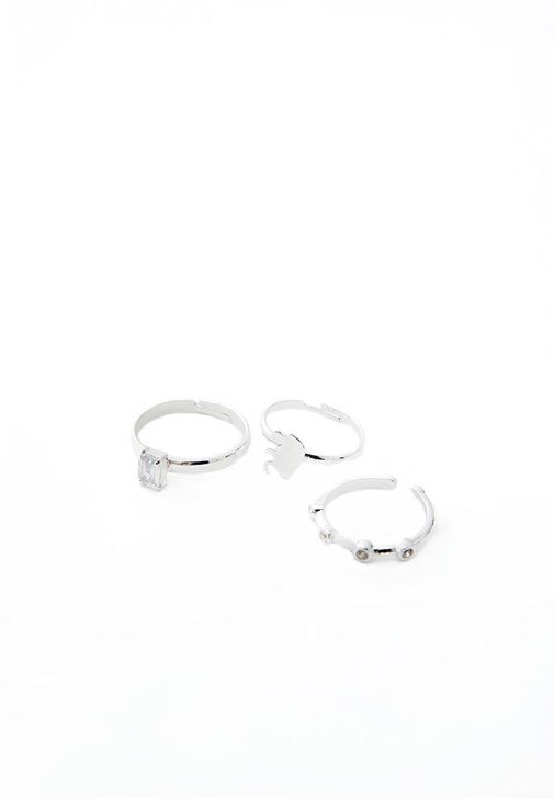 Gümüş Yüzük Seti