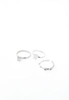 Bayan Gümüş Yüzük Seti