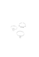 Bayan Gümüş Yüzük Seti