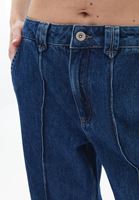 Bayan Mavi Yüksek Bel Flare Pantolon