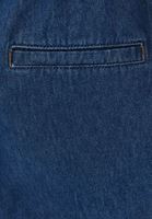 Bayan Mavi Yüksek Bel Wide-Leg Pantolon