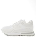 Women White High Sole Sneakers