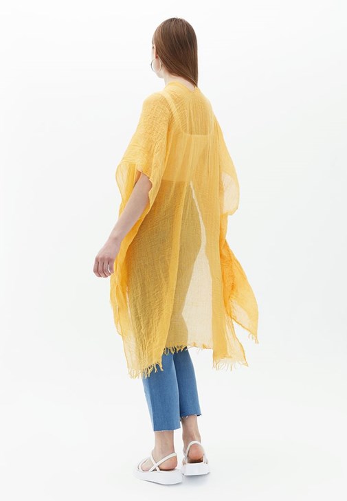 Basic Kimono ve Yüksek Bel Pantolon Kombini