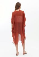 Bayan Kırmızı Midi Boy Basic Kimono