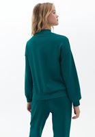 Bayan Yeşil Cut-Out Detaylı Sweatshirt