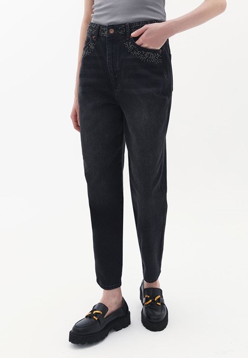 Mom-Fit Pantolon Ve Atlet Kombini