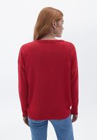 Bayan Pembe Loose-Fit Triko Kazak