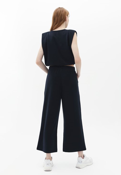 Culotte Pantolon ve Crop Atlet Kombini