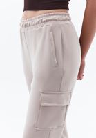 Bayan Bej Yumuşak Dokulu Jogger Pantolon ( MODAL )