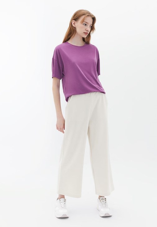 Tişört ve Culotte Pantolon Kombini