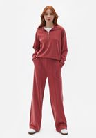 Bayan Pembe Loose-Fit Sweatshirt ( MODAL )