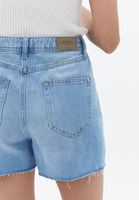 Bayan Mavi Pamuklu Denim Şort