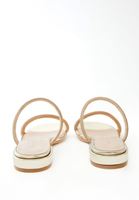 Bayan Altın Bant Detaylı Sandalet