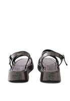 Bayan Siyah Bantlı Sandalet