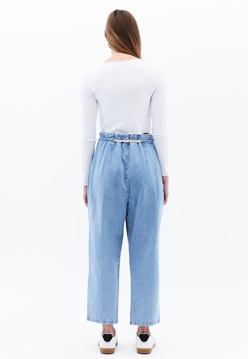 Baggy-Fit Pantolon ve Bluz Kombini