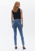 Bayan Mavi Ultra Yüksek Bel Skinny Pantolon