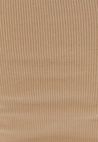 Bayan Bej Pamuklu Crop Atlet