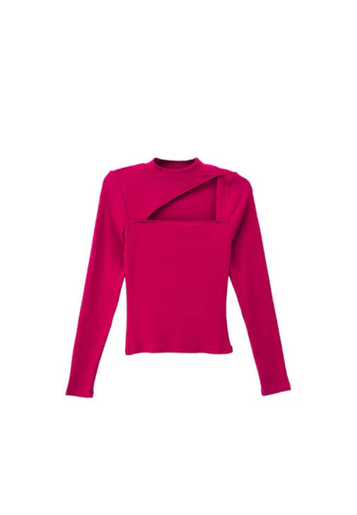 Tişört ve Düşük Bel Pantolon Kombini